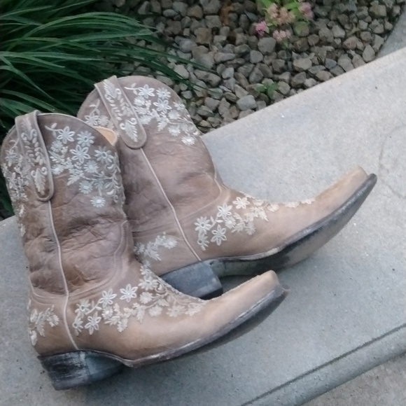 Old Gringo Yippee Ki Yay Beautiful Eveleight Bone Women's Boot size 9 - Picture 9 of 16